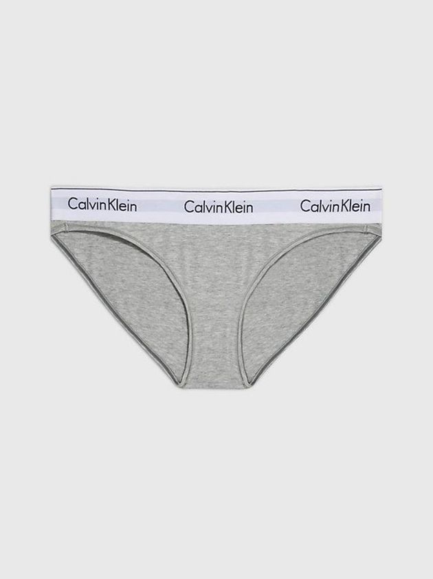 Calvin Klein USA Bikini - Modern Cotton Womens Briefs Grey 2678350-FO